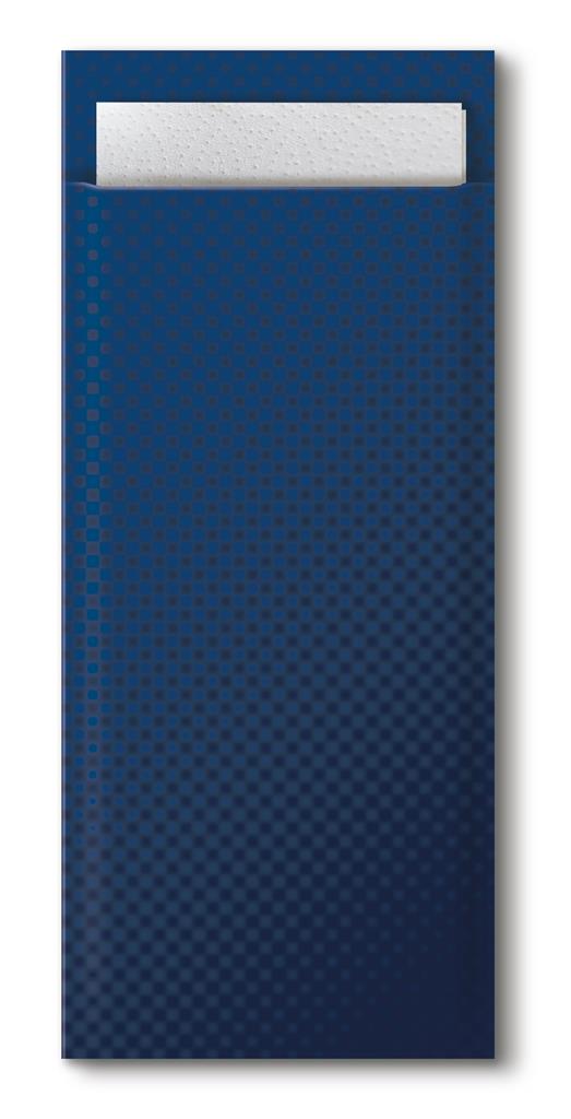 Tork (474330) Pochettes à couverts bleu 2-plis 100pcs