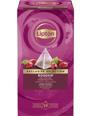 Lipton excl selection trendy thee rozebottel 25st