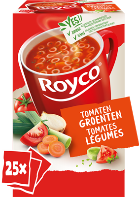 Royco Tomaten-groentensoep minute 25zakjes
