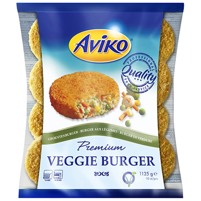 Aviko Veggieburger/groenteburger 10x112g
