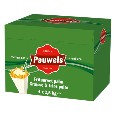 Pauwels Frituurvet palm groen 4x2.5kg