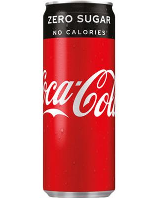 Coca Cola slim zero blik 24x25cl