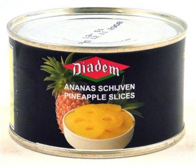 Diadem Ananas 4 schijven 1/4L 227g