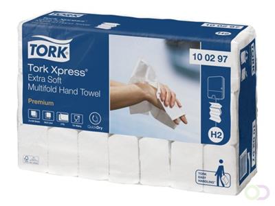 Tork (100297) Multif. handdoek extra soft 2-laags XL H2 34x21cm 2100st