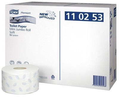 Tork (110253) Toiletpapier mini jumbo 2-laags T2 9,7cmx170m