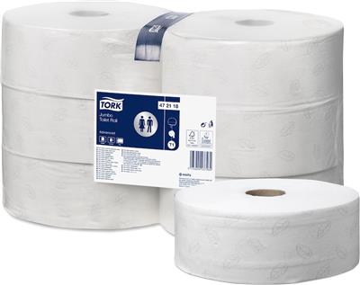 Tork (472118) Toiletpapier maxi jumbo 2-laags T1 6x1900v