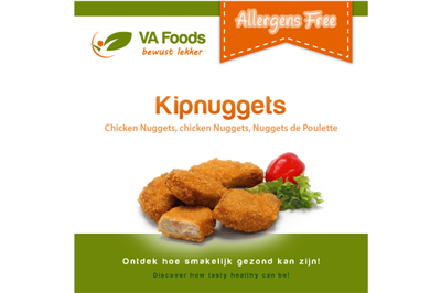 Va foods Nuggets de poulet (sans gluten) 2.5kg