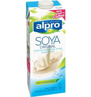 Alpro soyadrink + calcium 12x1L
