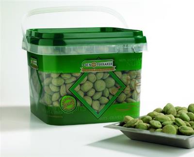 De Notekraker Wasabi peanuts groen 1.50kg