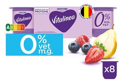 Vitalinea fruityoghurt 0% VG 3x8x125g