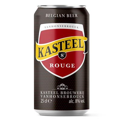 Kasteelbier rouge 8° cans 24x25cl