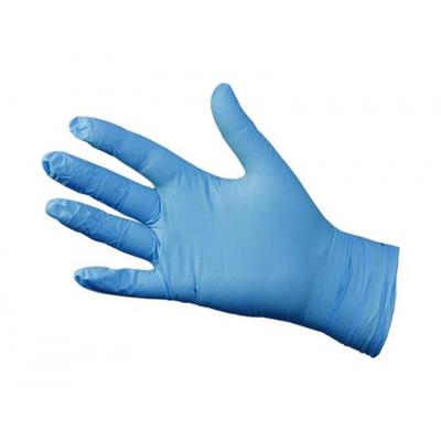 Handschoenen vinyl large blauw100st