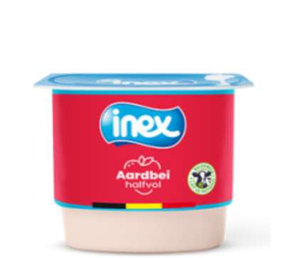 Yoghurt aardbei aroma inex 6x4x125g