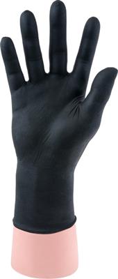 Handschoenen nitril zwart XL 100st