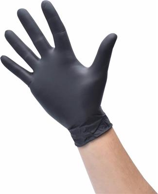 Handschoenen nitril large zwart 100st