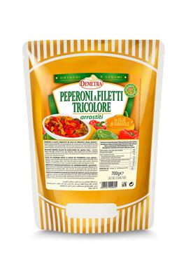 Demetra Peperoni a Filetti Tricolore 700g