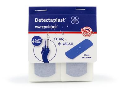 Detectaplast (8141PD.5) Tear & Wear waterproof 25x72mm 40st