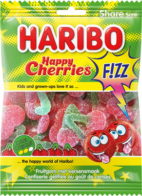 Haribo happy cherries F!zz 28x70g