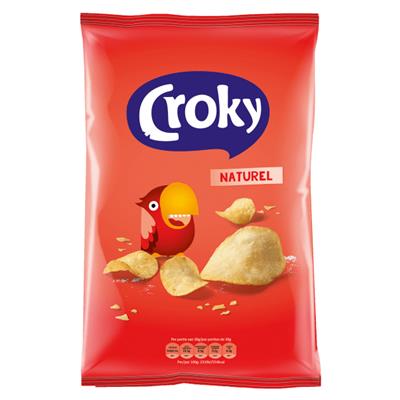 Croky chips zout 12x100g