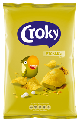 Croky chips pickels 12x100g