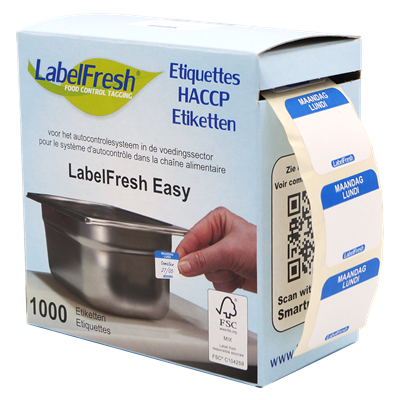 Labelfresh etiketten easykit + dispenser 7x1000s 
