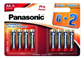 Batterij Panasonic LR06 (AA) pro power 1.5 FSB 6+2gratis